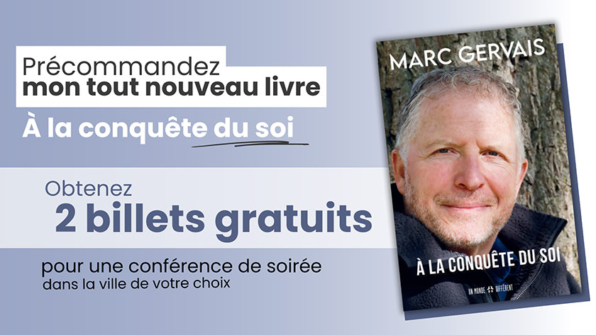 Précommandez mon nouveau livre À la conquête du soi